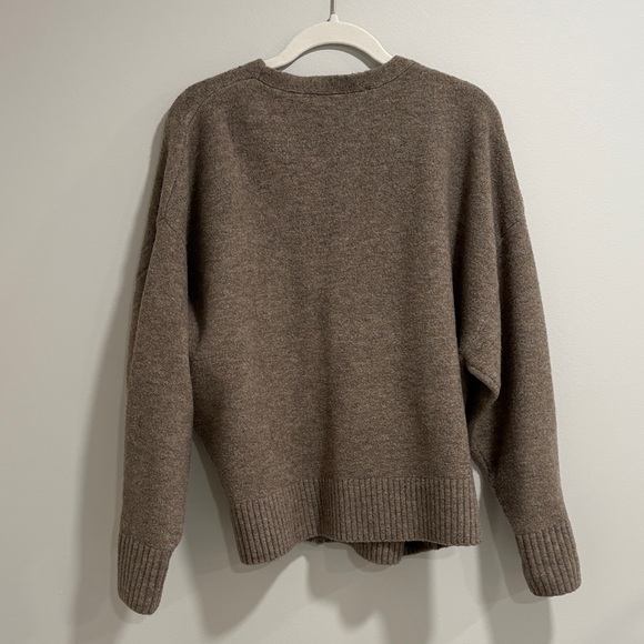 ZARA V-Neck Button-Up Sweater - Picture 3 of 10